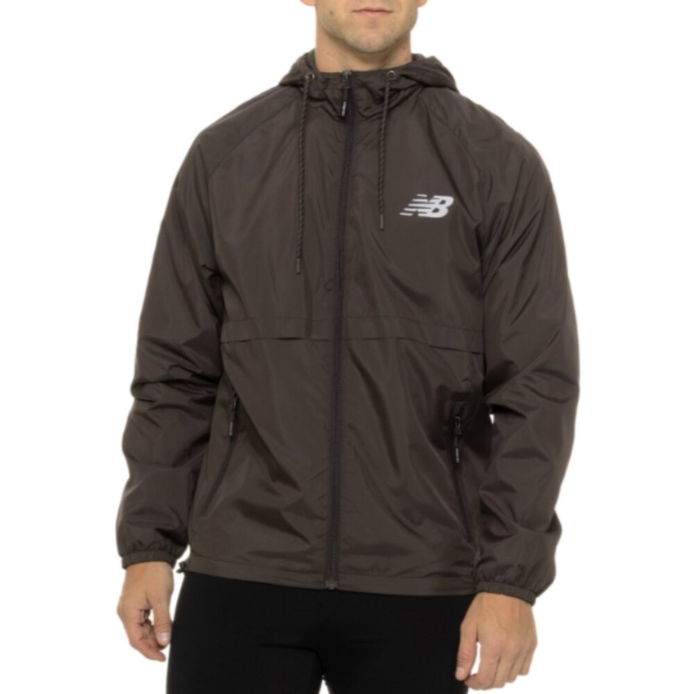 NEW BALANCE FULL ZIP MESH LINED WINDBREAKER JACKET